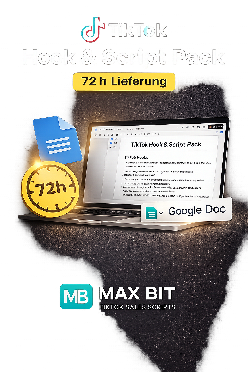 TikTok Hook & Script Pack (72h Lieferung)